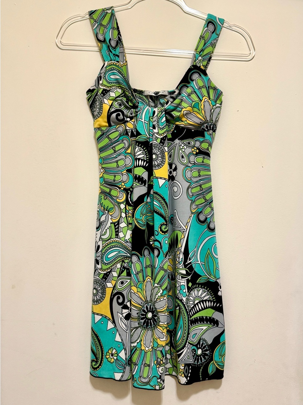 La Belle Paisley Mini Dress